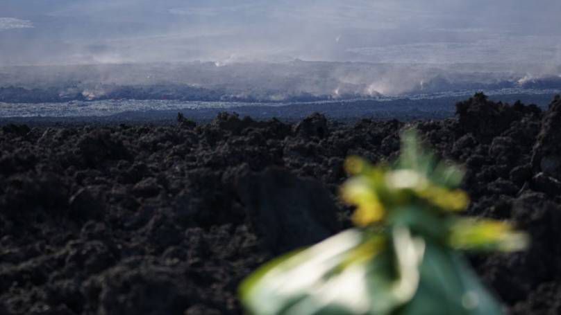 Mauna Loa, Dec. 5, 2022 (Spectrum News Hawaii/Sarah Yamanaka)