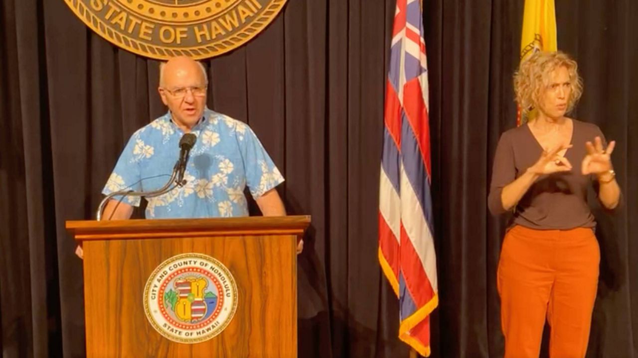 Honolulu Mayor Rick Blangiardi speaks on Jan. 5. (Courtesy: Honolulu Mayor Rick Blangiardi's live stream)
