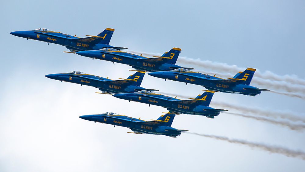 File photo of U.S. Navy Blue Angels (AP)