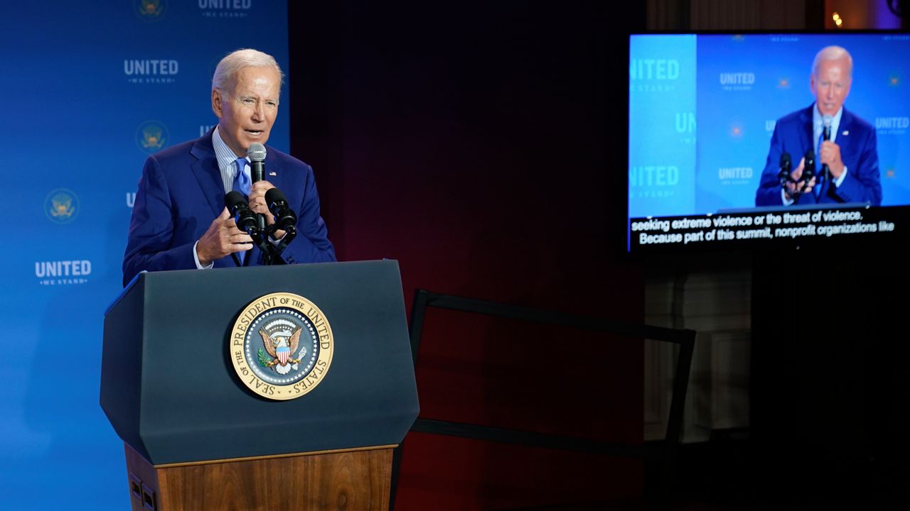 President Biden gives keynote address at the United We Stand summit