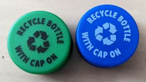 Kauai’s Dept of Public Works advises consumers that printed phrases like “Recycle bottle with cap on” should be ignored and not recycled. (County of Kauai Dept. of Public Works)