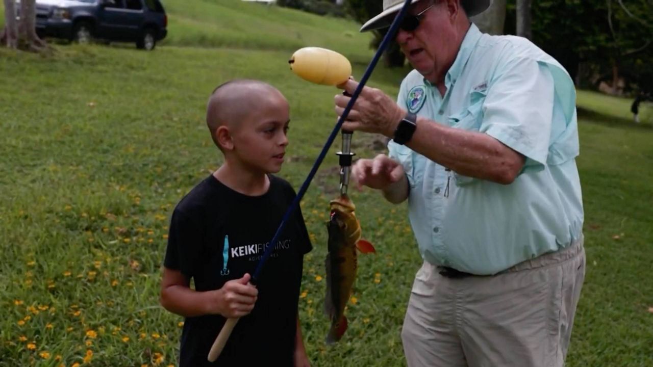 Keiki Fishing Adventures: Sarai gets tips from Stan Wright - Vimarsana News