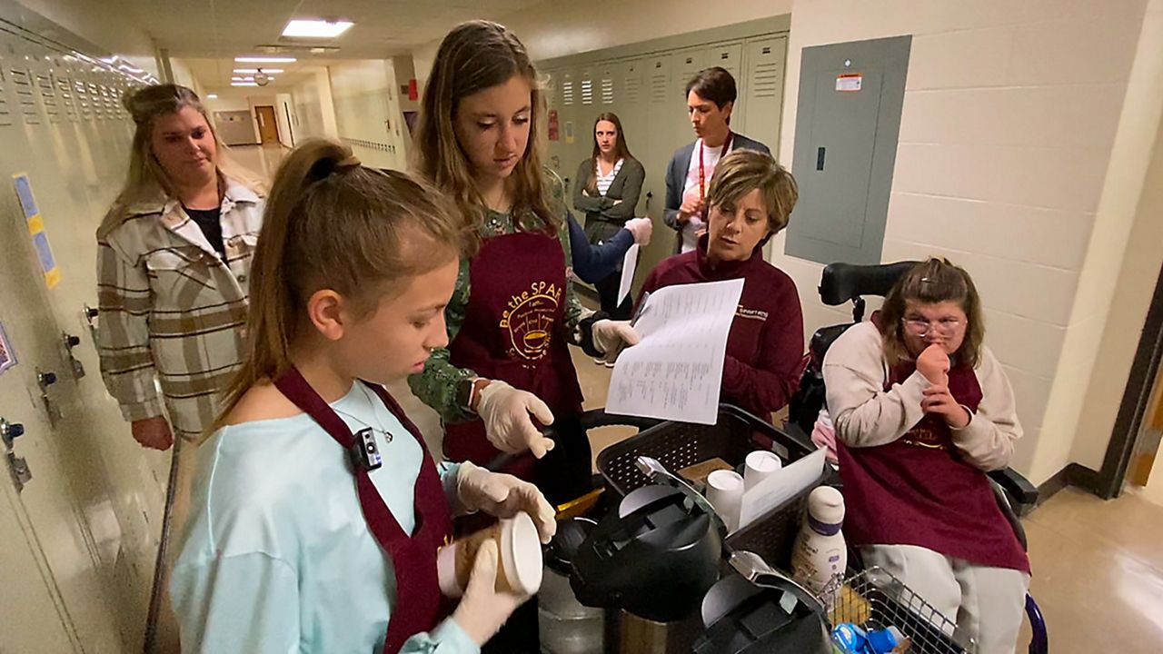 Spartan Brew Crew serves coffee and smiles to teachers