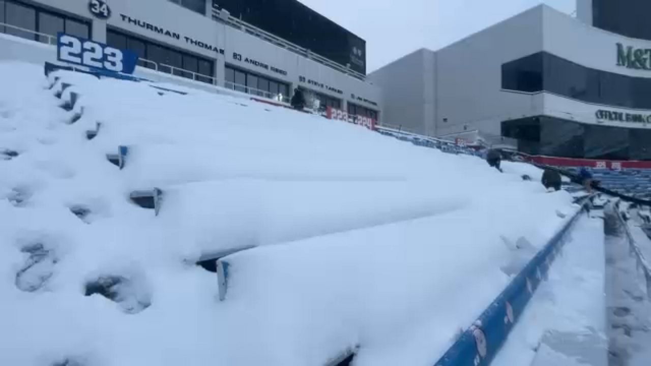 Buffalo Bills call for snow shovelers at Highmark Stadium