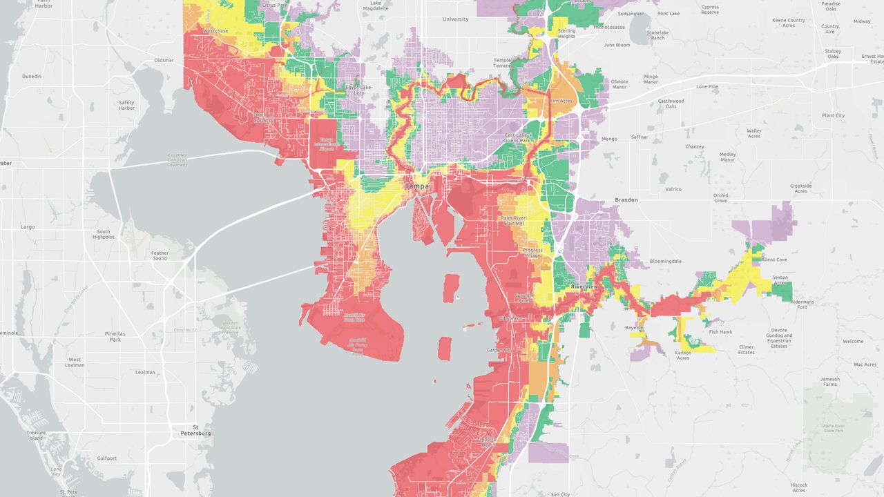 What you need to know about the changes to evacuation zones in Pinellas and Hillsborough counties