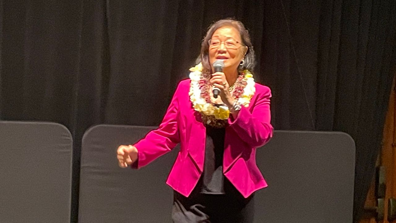 Hirono and Democratic colleagues in the Senate introduced the UPHOLD Privacy Act to prevent businesses from collecting and selling sensitive personal information. (Spectrum News/Michael Tsai)
