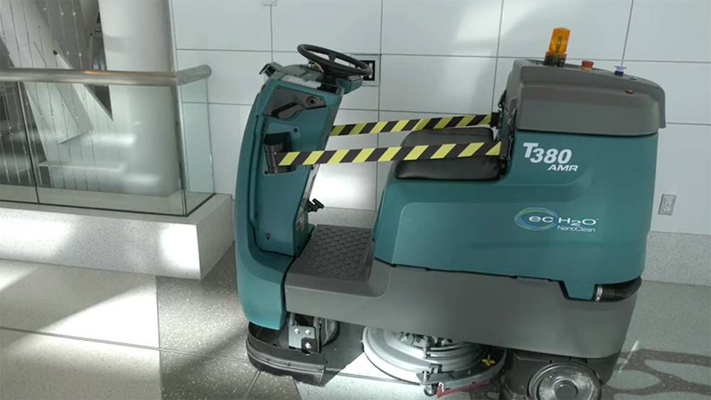 New automated floor cleaning robots at Honolulu airport