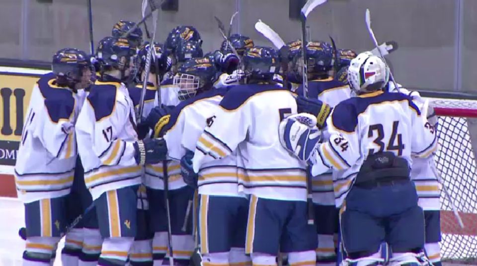 Victor holds Penfield scoreless, wins its third title in four years