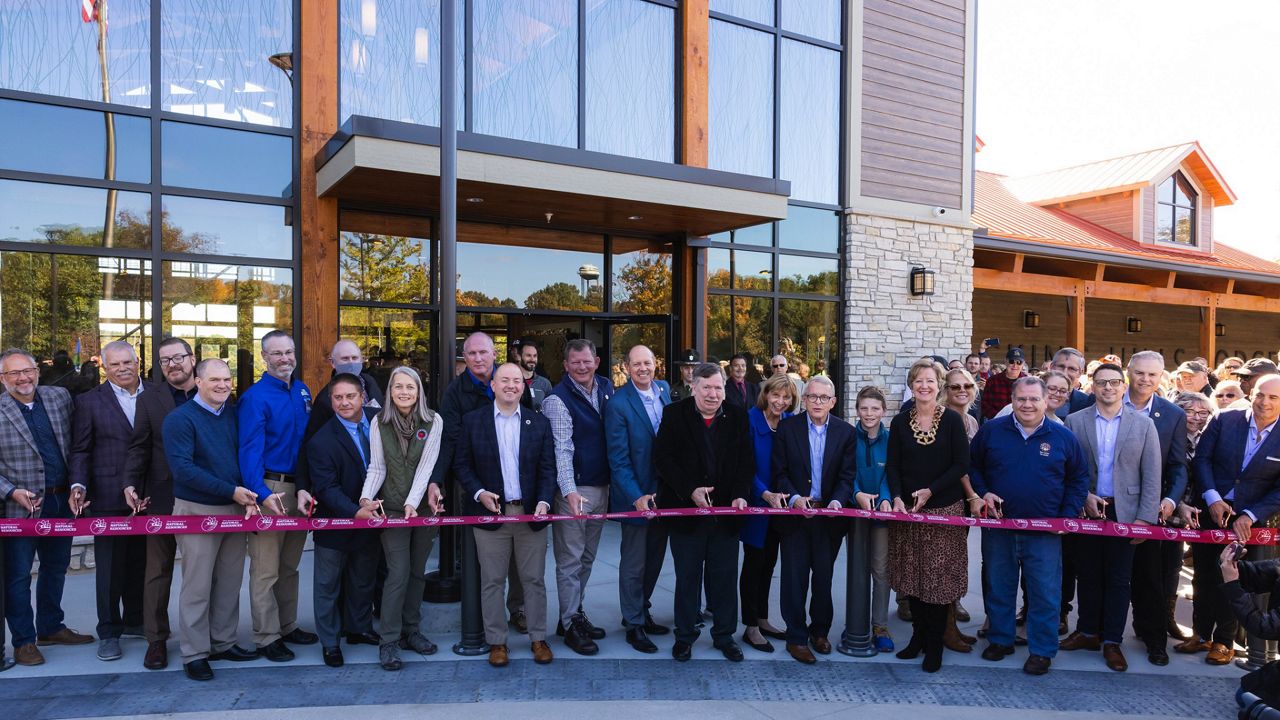 A ribbon-cutting ceremony was had at the Hocking Hills State Park Lodge and Convention Center. (Photo courtesy of the Ohio Department of Natural Resources)