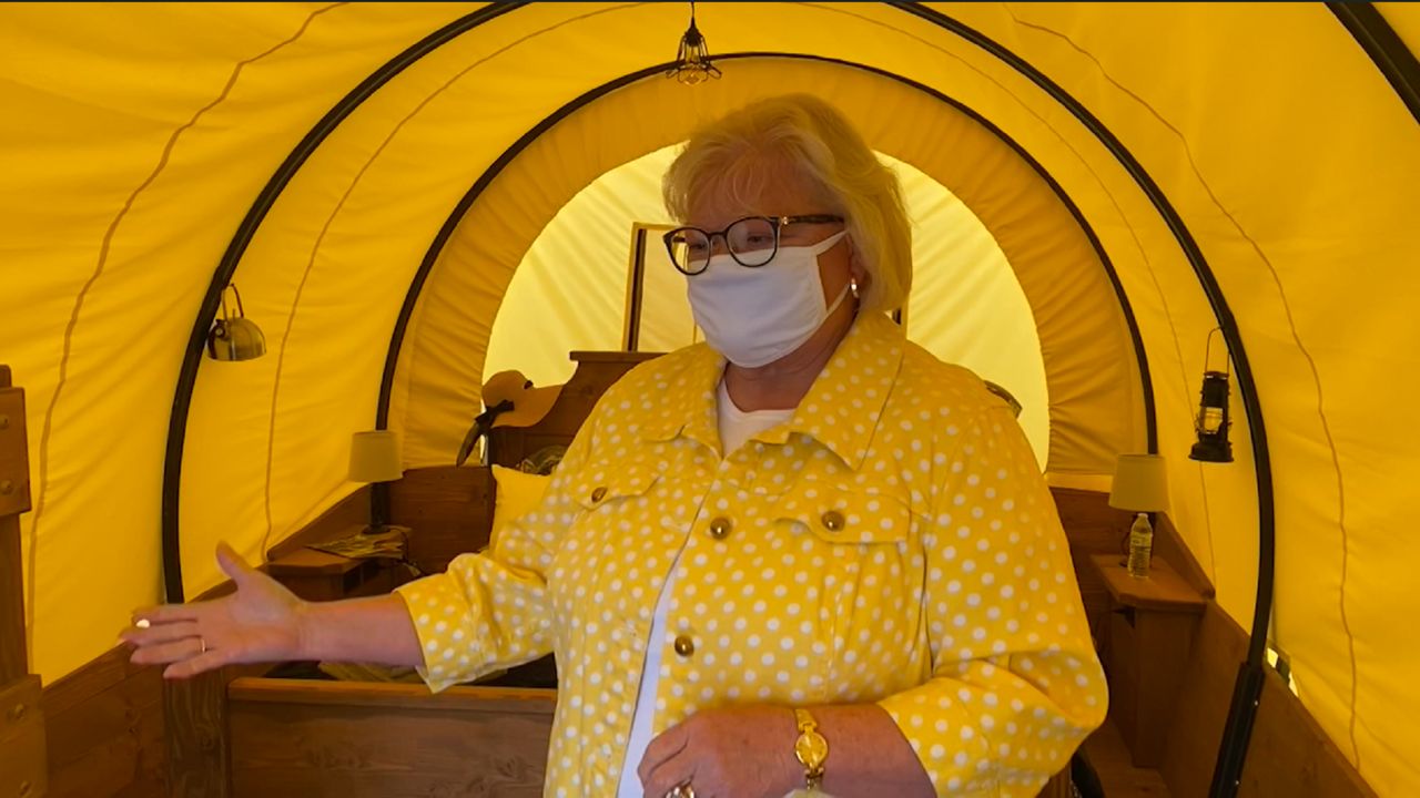 A new way to get away Hocking Hills Covered Wagon