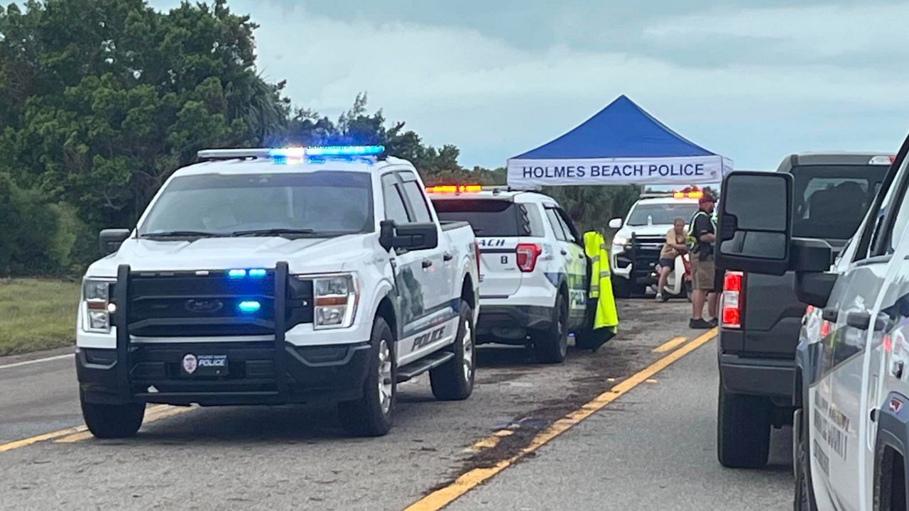 Checkpoint set up ahead of re-entry to Anna Maria Island. (Manatee County Sheriff's Office)