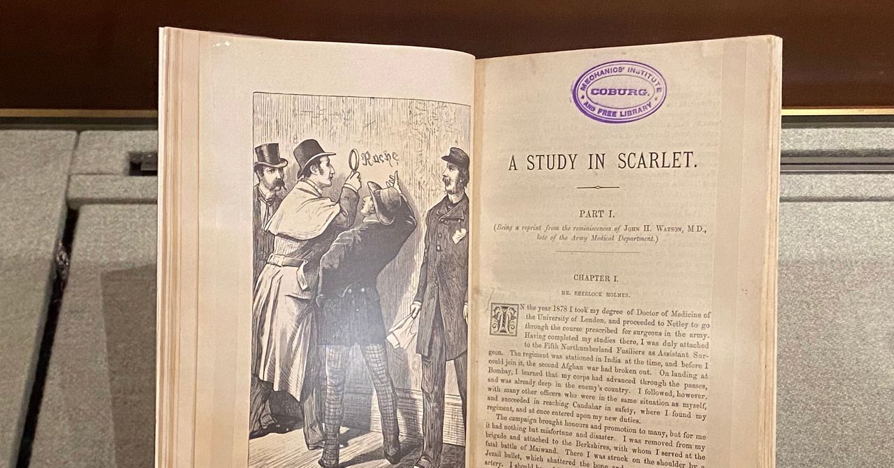 Investigating a Sherlock Holmes collection