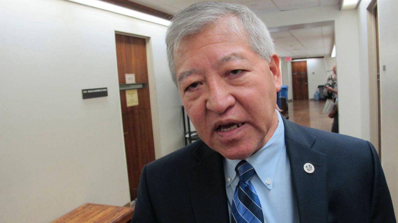 Honolulu Prosecuting Attorney Keith Kaneshiro talks to The Associated Press in Honolulu, on March 2, 2016. (AP Photo/Cathy Bussewitz)