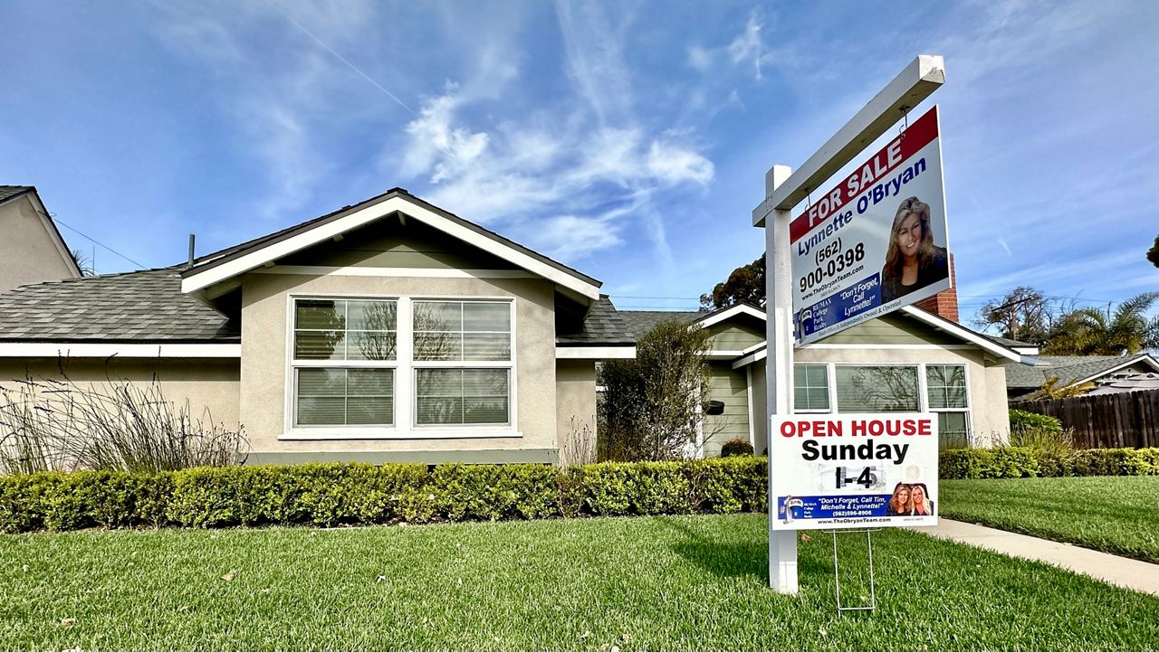 Pictured here is a home for sale in Rossmoor, Calif. (Spectrum News/Joseph Pimentel)