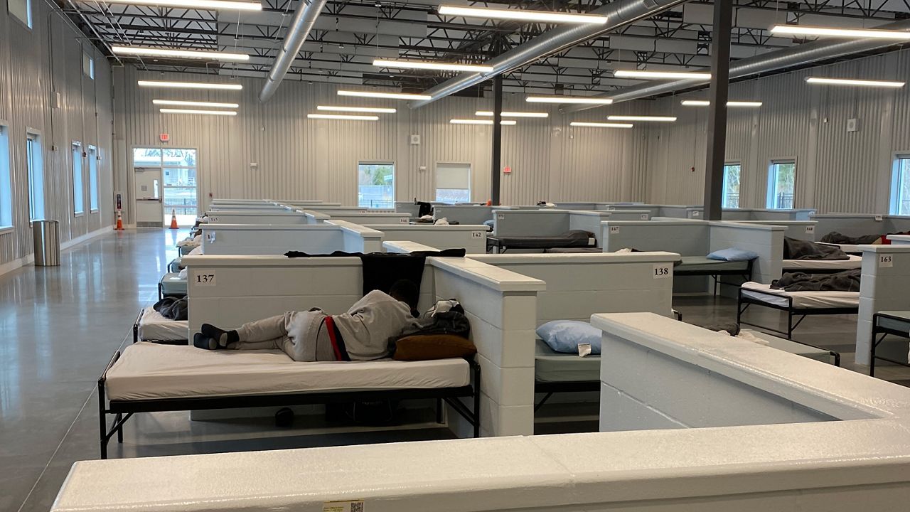 Portland's new Homeless Service Center is already full. New "Housing First" legislation seeks to help Maine's homeless problem by incorporating long-term solutions. (Sean Murphy / Spectrum News)