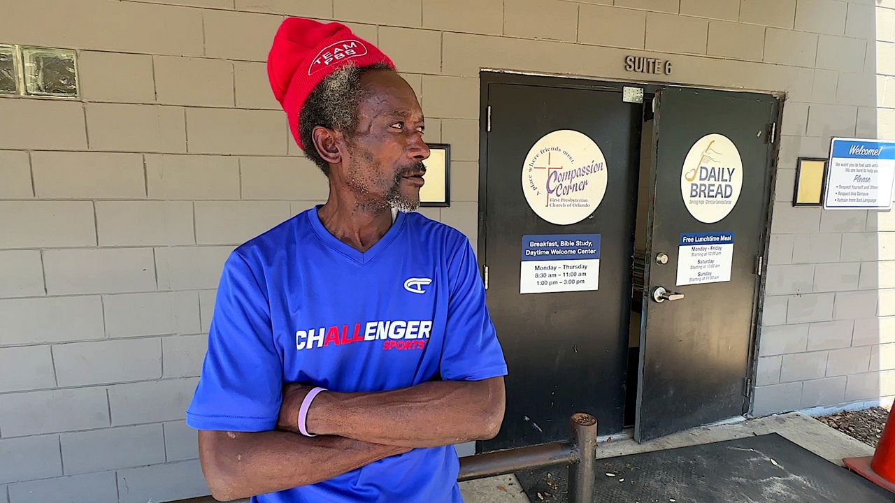 Homeless population increases in downtown Orlando