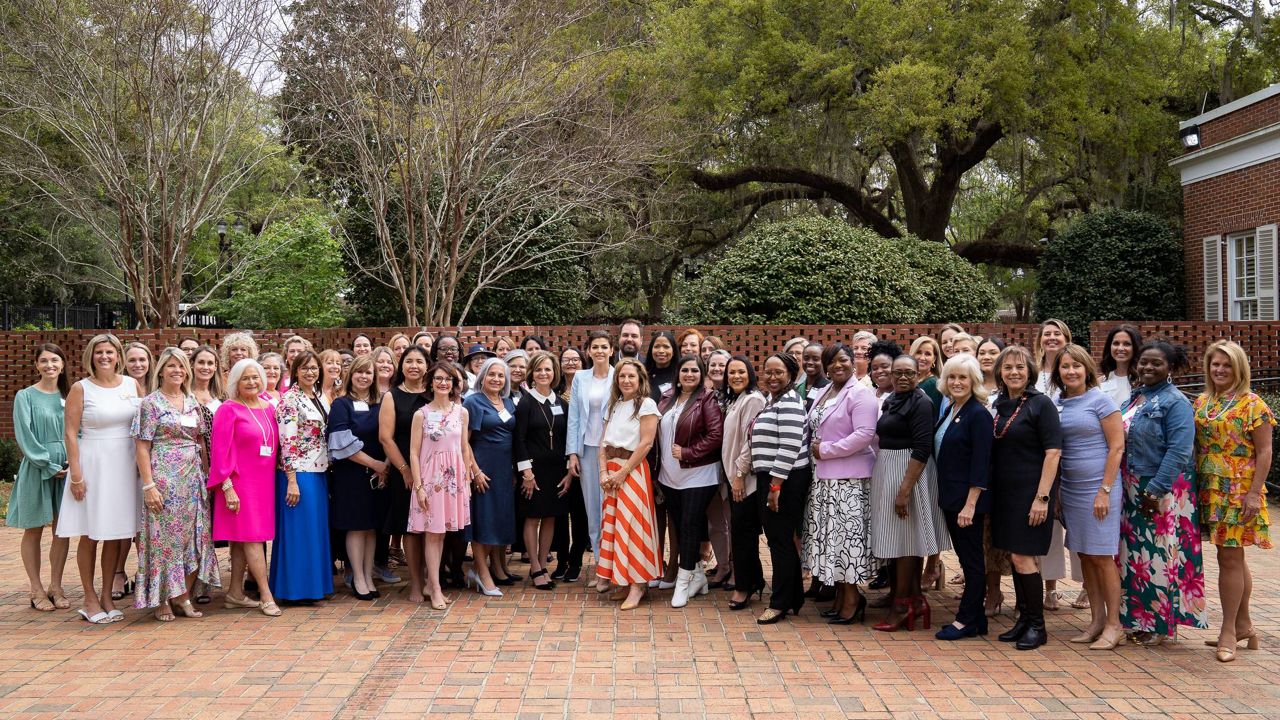 First lady Casey DeSantis welcomed female faith leaders from across Florida into the Governor’s Mansion on March 13 to discuss the Hope Florida program that promotes prosperity and purpose. (The governor's office)