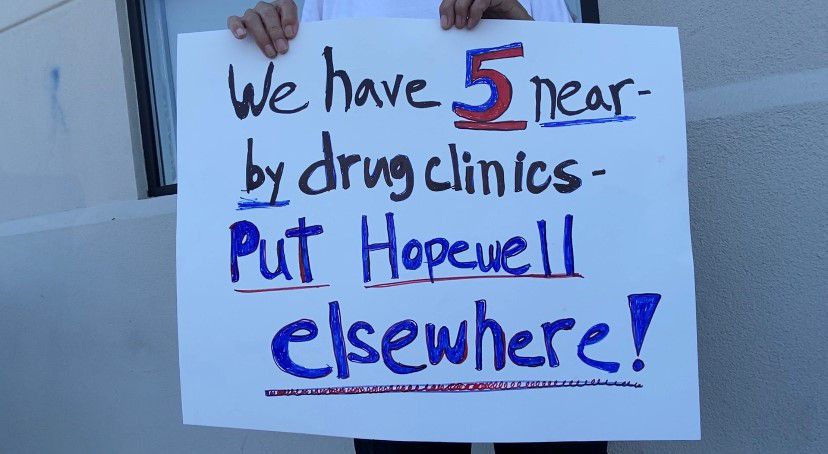 University District residents protest Hopewell Clinic's opening