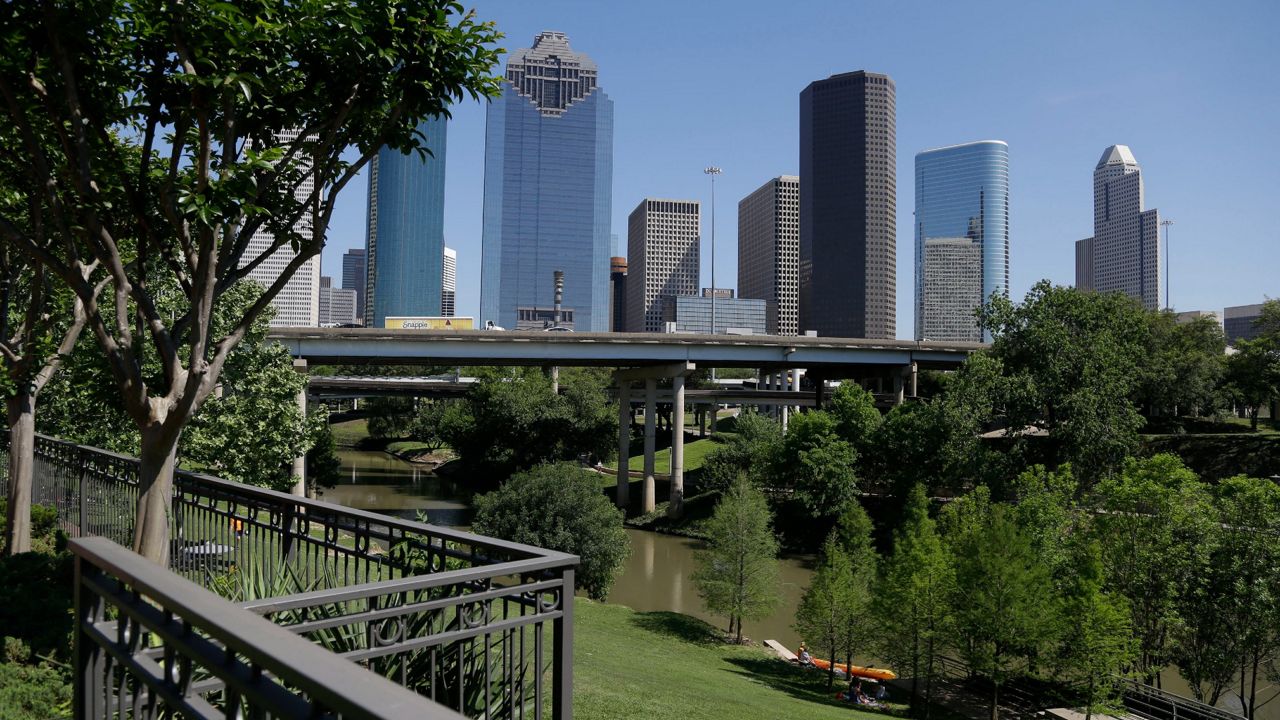 The Houston skyline. (AP Photo/Pat Sullivan)