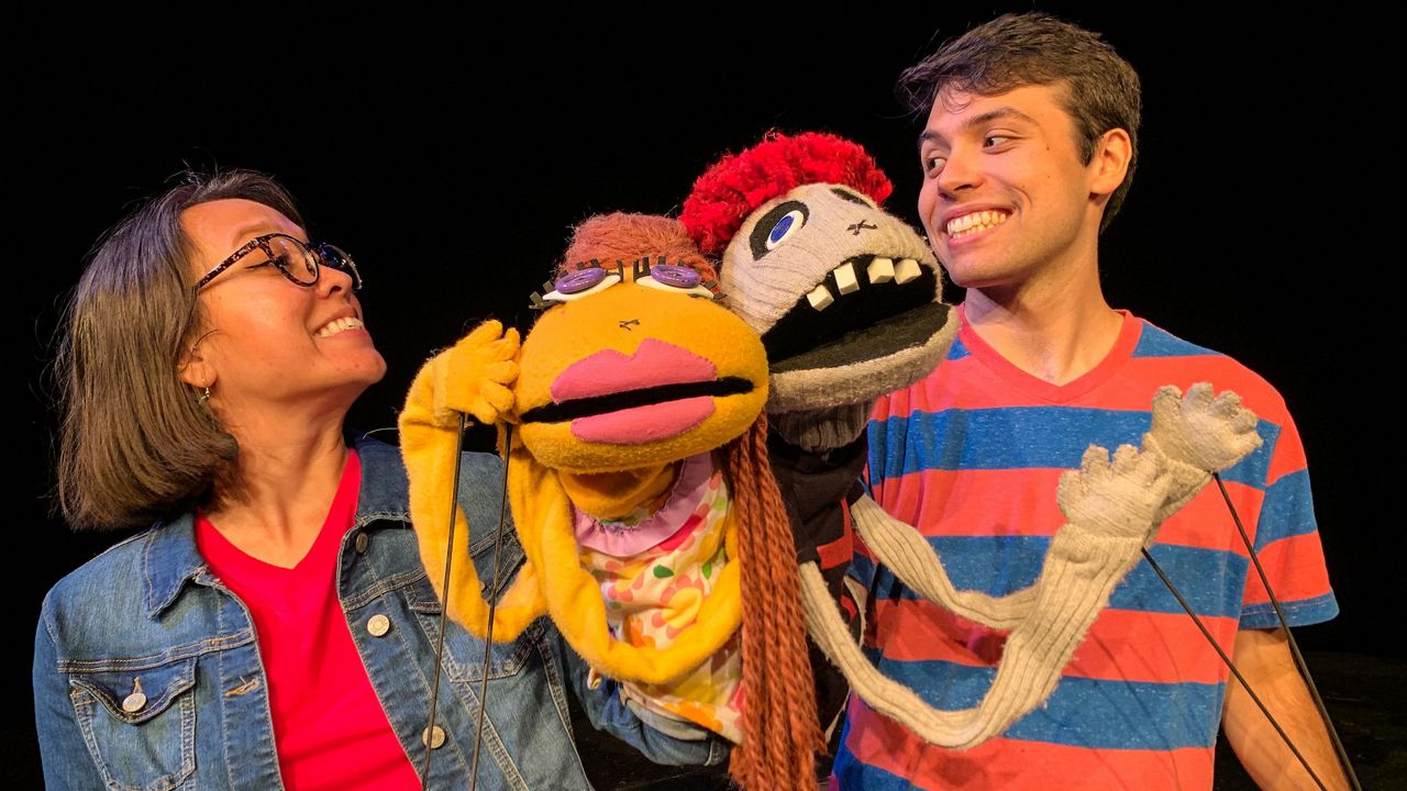 Jobsite Theater's 'Hand to God' isn't your usual puppet show. (Image courtesy of Jobsite Theater)