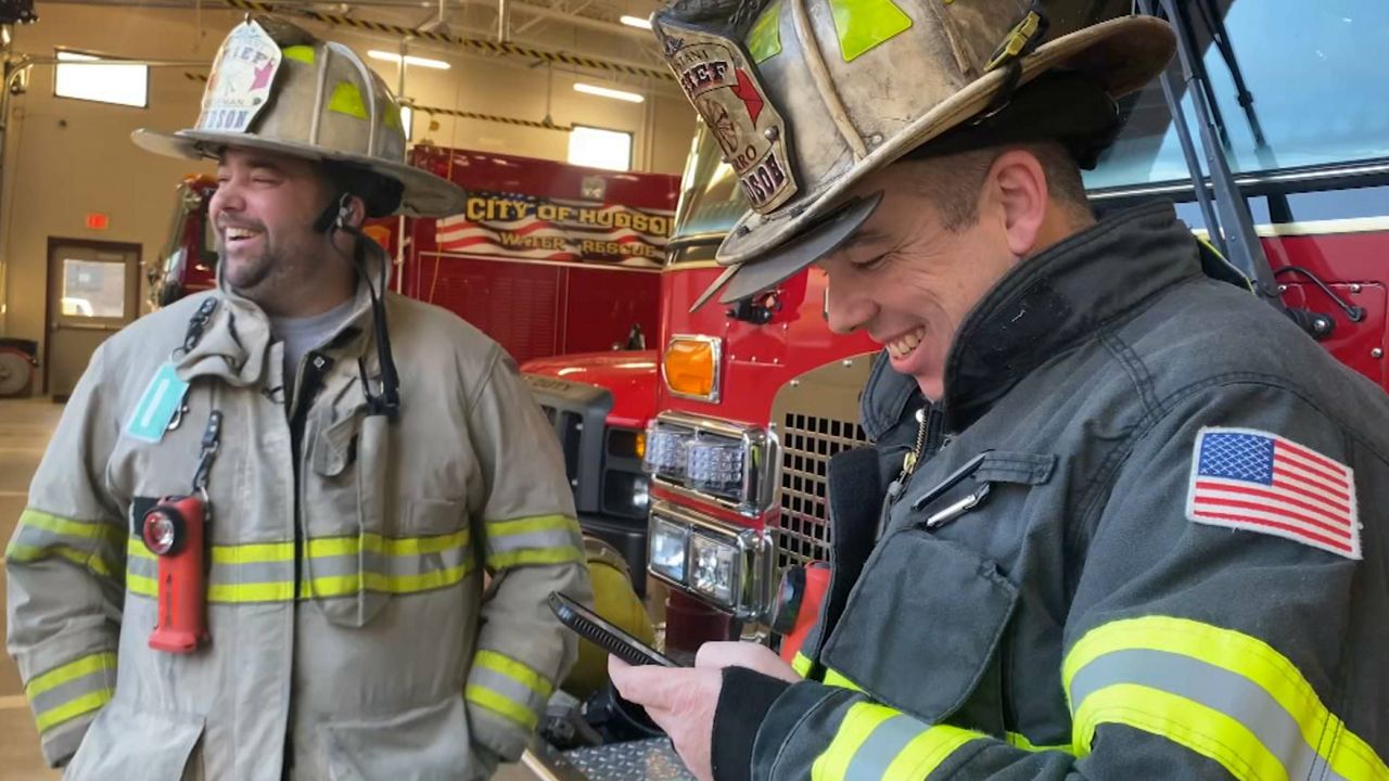 Longtime friends now both leaders in Hudson FD