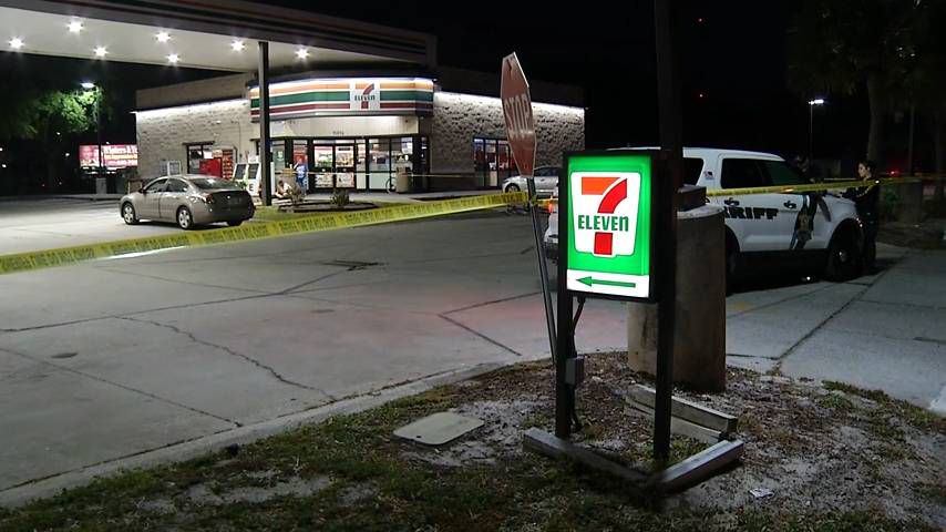 Pasco County Sheriff's Office said the incident took place at a 7-Eleven at U.S. 19 and New York Avenue in Hudson. (Spectrum News)