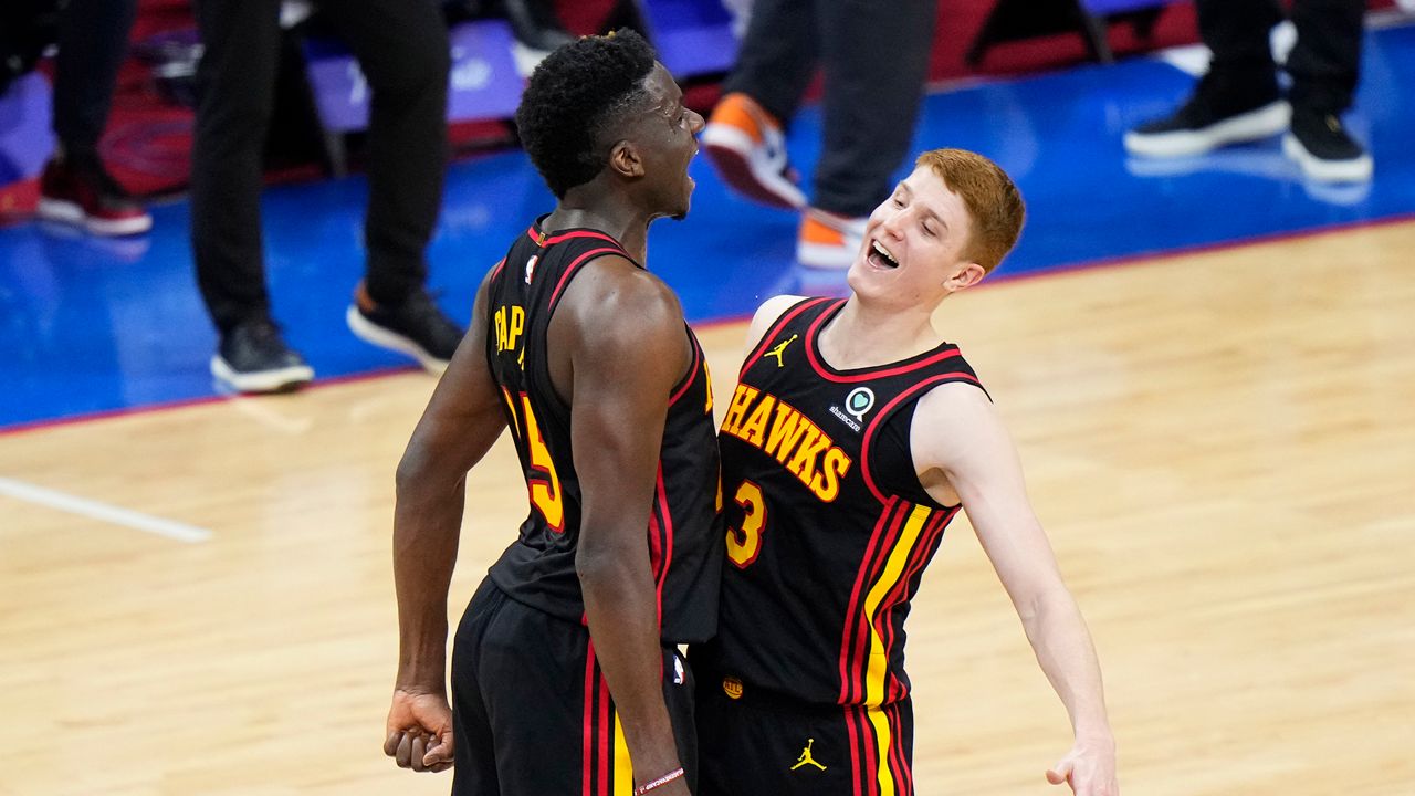 Hawks 76ers Kevin Huerter NBA Playoffs