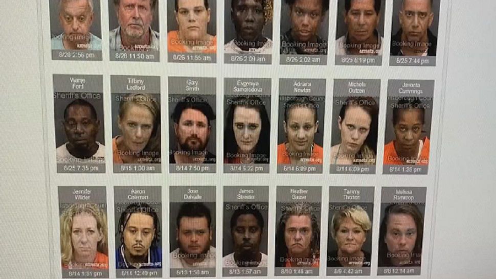 Hillsborough County Human Trafficking Sting Nets 100 Plus Arrests Florida News Newslocker