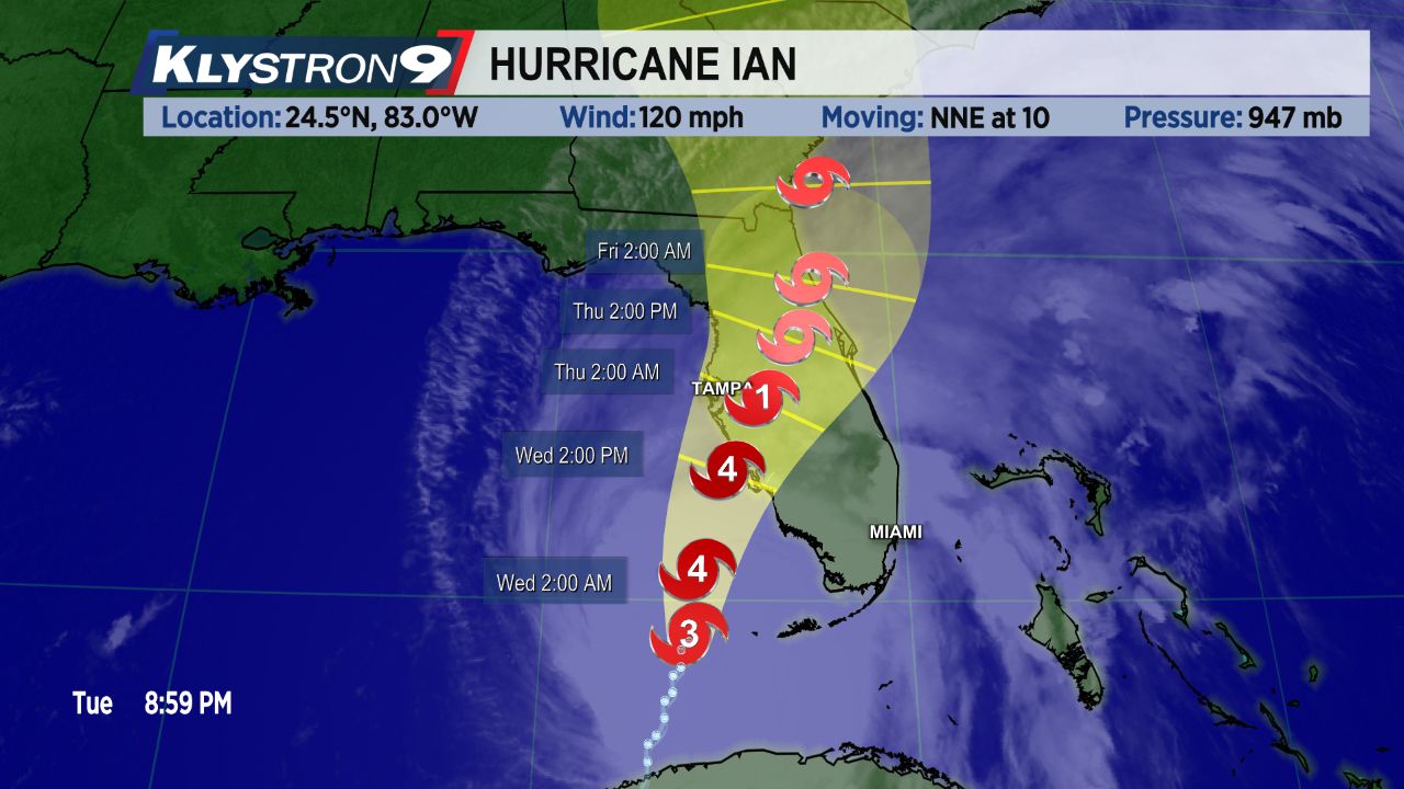 Latest update on Hurricane Ian
