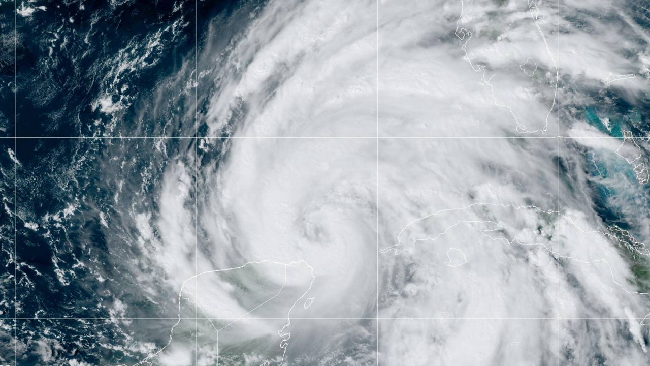 Helene is currently a Category 1 hurricane with winds of 80 mph. It is expected to continue strengthening before it makes landfall in Florida on Thursday. (Photo Courtesy: NOAA) 