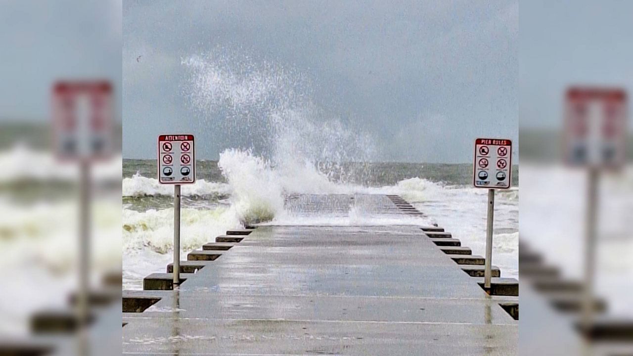 Conditions at Anna Maria Island on Sept. 26 due to Hurricane Helene. (Courtesy of Diane Cross)