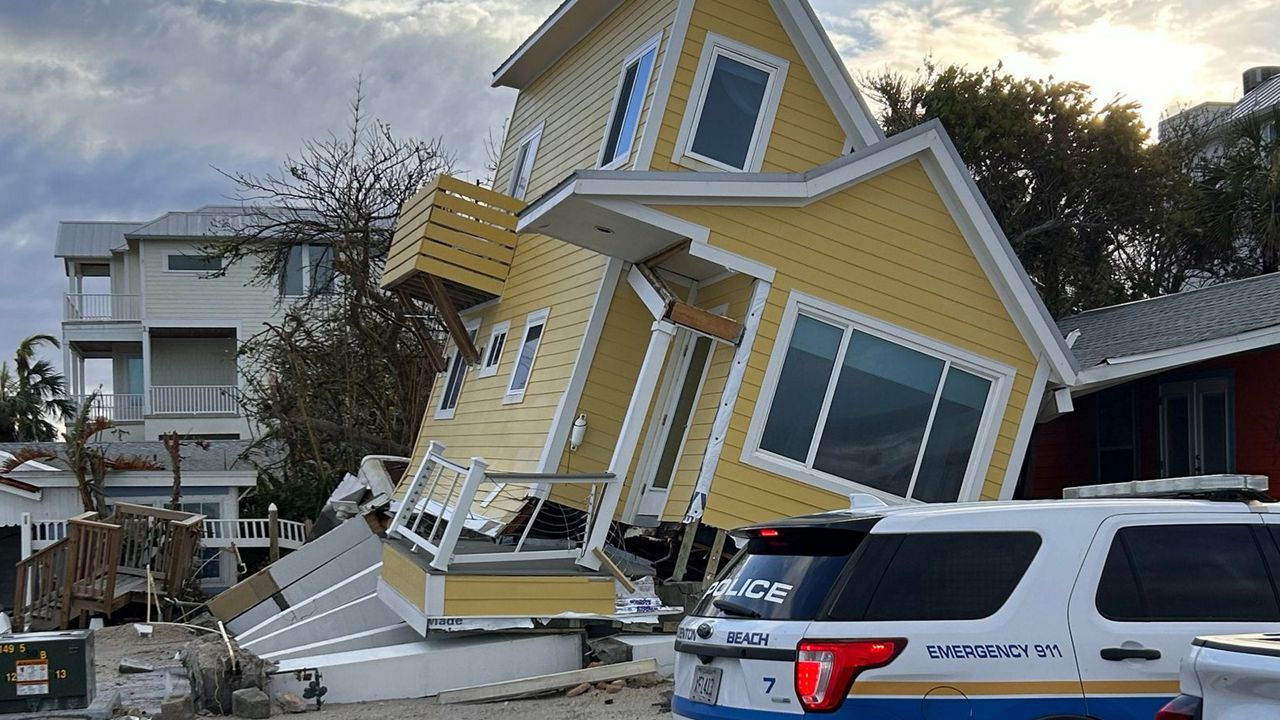 Hurricane Milton's aftermath around Bradenton Beach. (Courtesy of Jeremi Roberts, PIO, Florida Region 3 Incident Management Team)