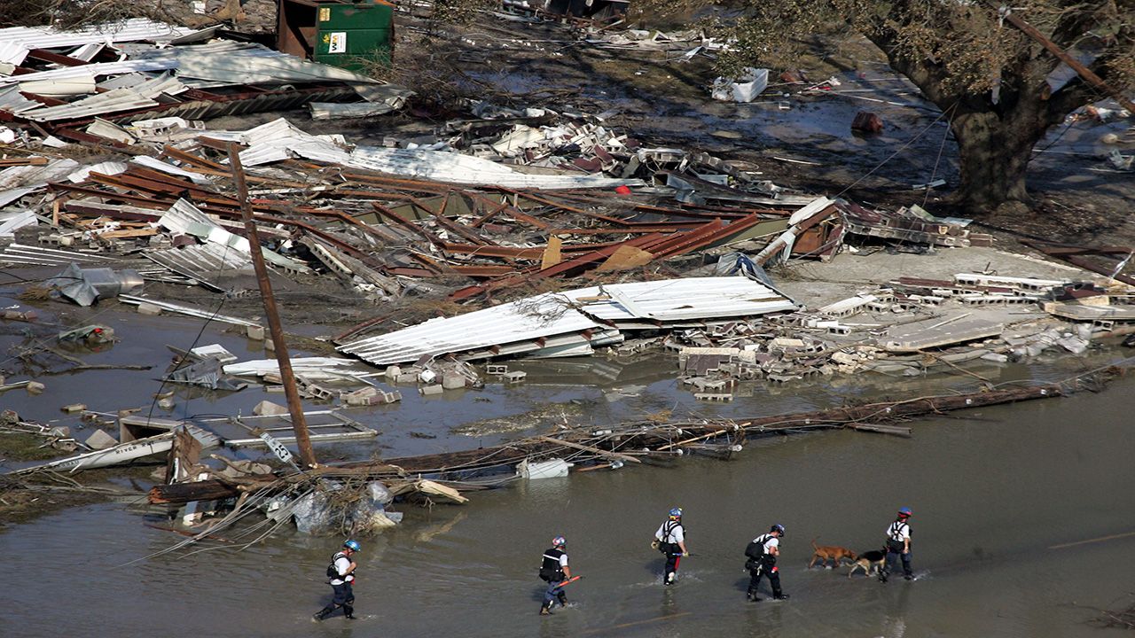 The aftermath of 2005's Hurricane Rita. AP Photo: David J. Phillip