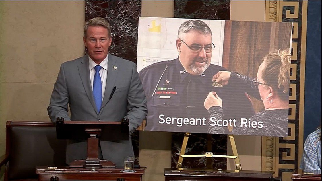 Sen. Husted honors fallen Rittman officer on Senate floor