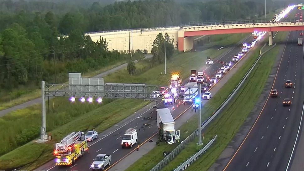 I75 crash causes massive morning backup in north Tampa