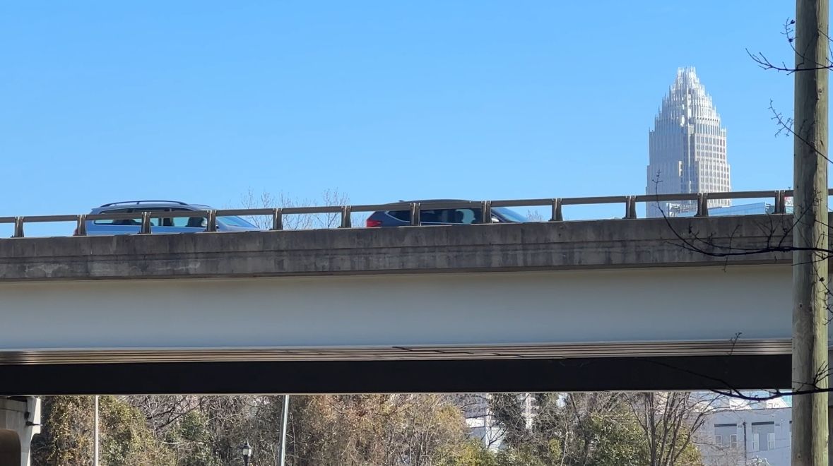 Transportation planners pick elevated option for I-77 South express lane project