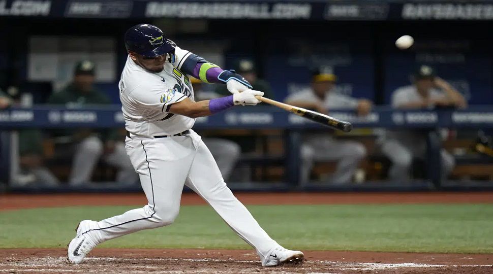 Rays hit five home runs, beat A’s 95 for 7th straight win