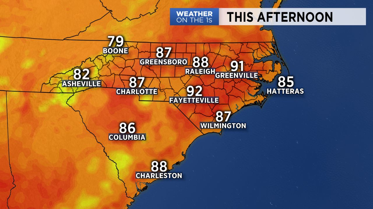 Typical August Pattern Continues