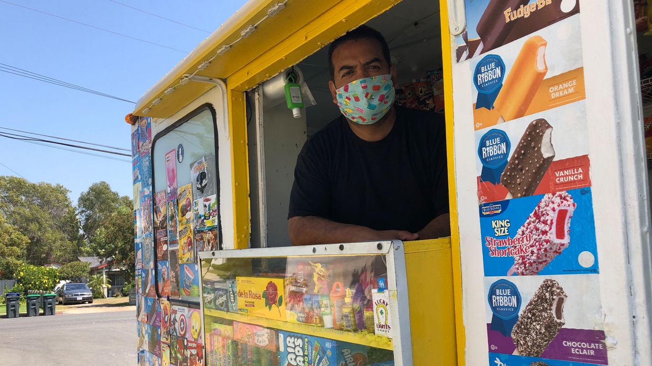 Neighbors Deliver Gift to Neighborhood Ice Cream Man