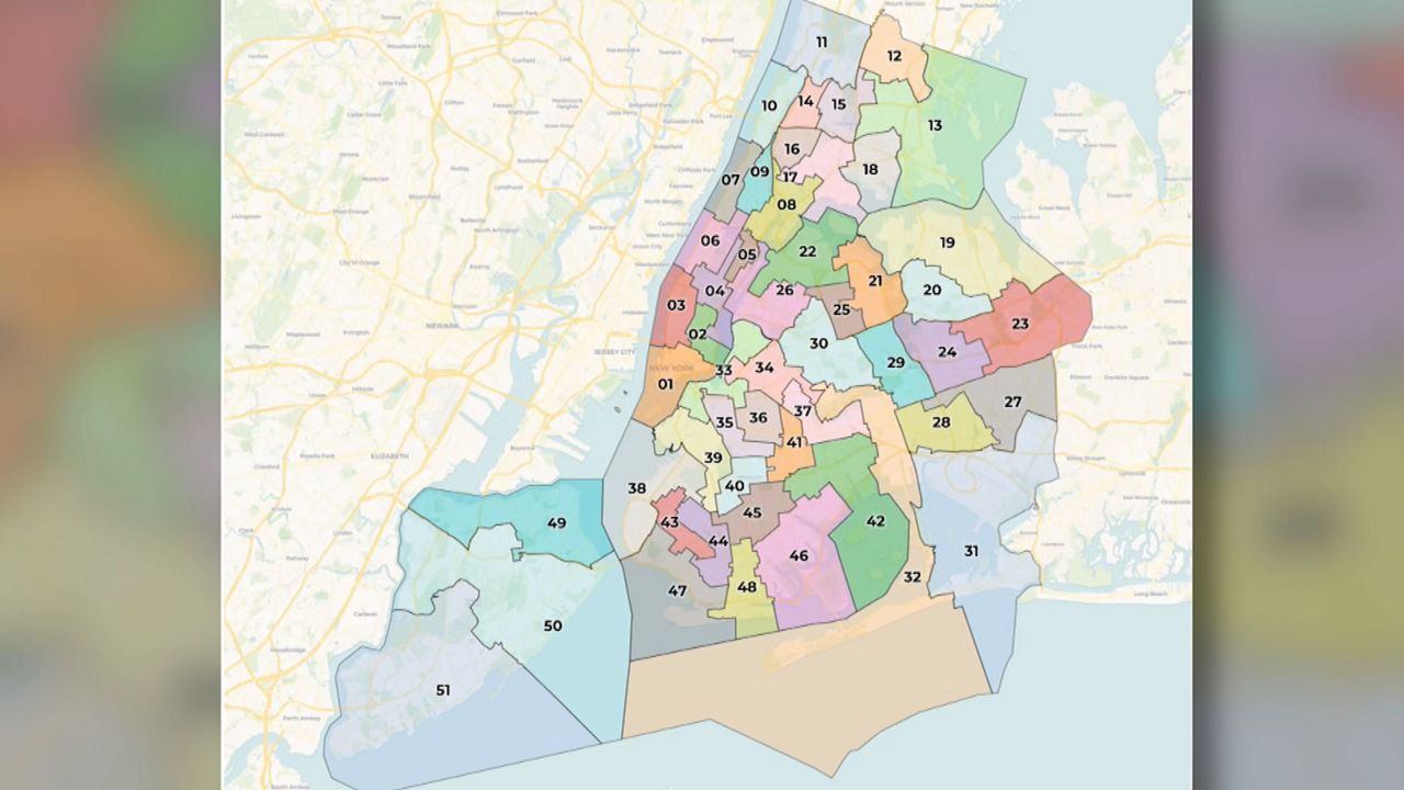 New council districts unveiled by districting commission