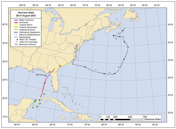 National Hurricane Center releases report on Idalia