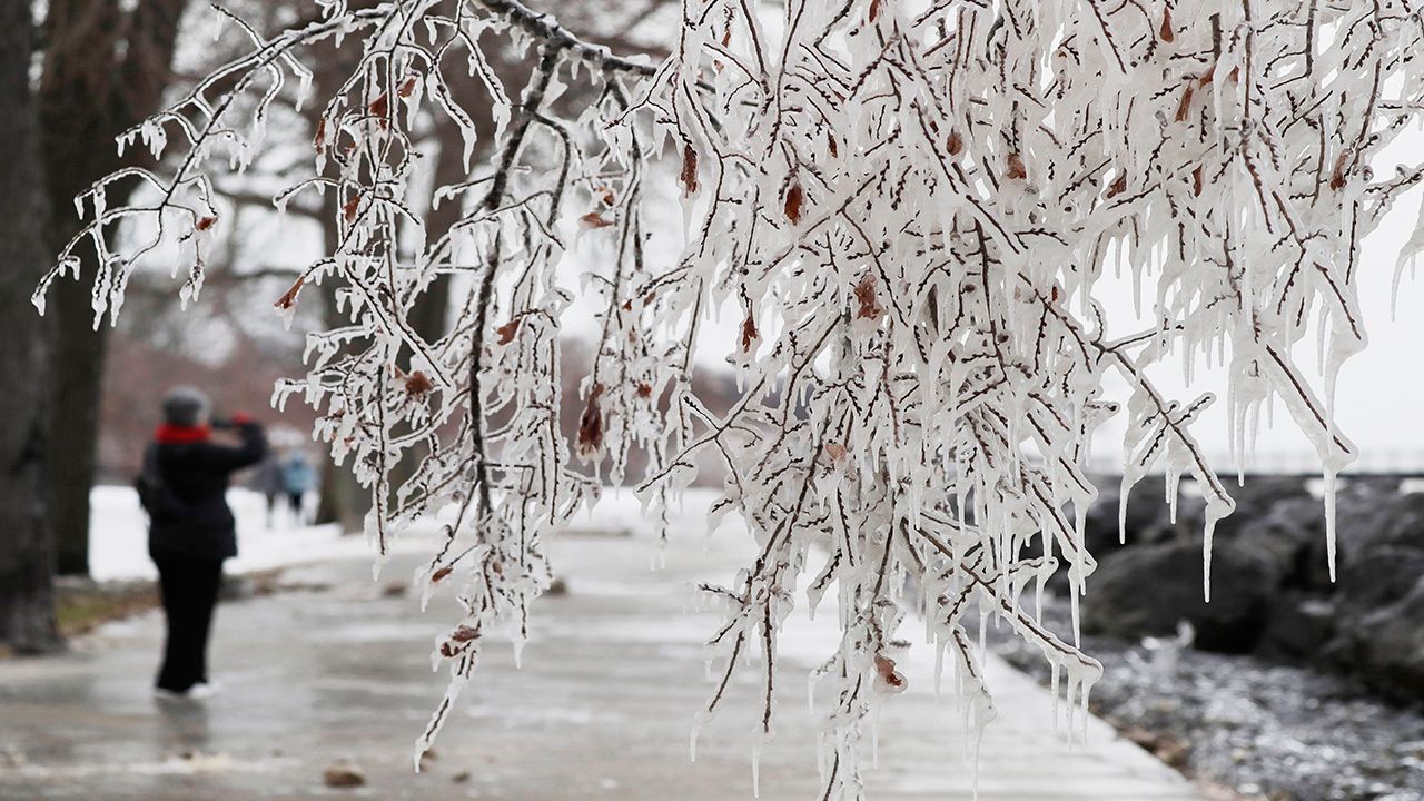 Freezing rain.