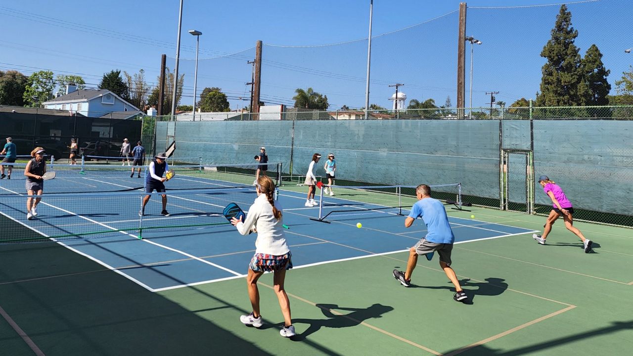 Pickleball enthusiasts showed up in force in late April to show city officials how important the game, and free court access, is to the community (Courtesy Giselle Appert)