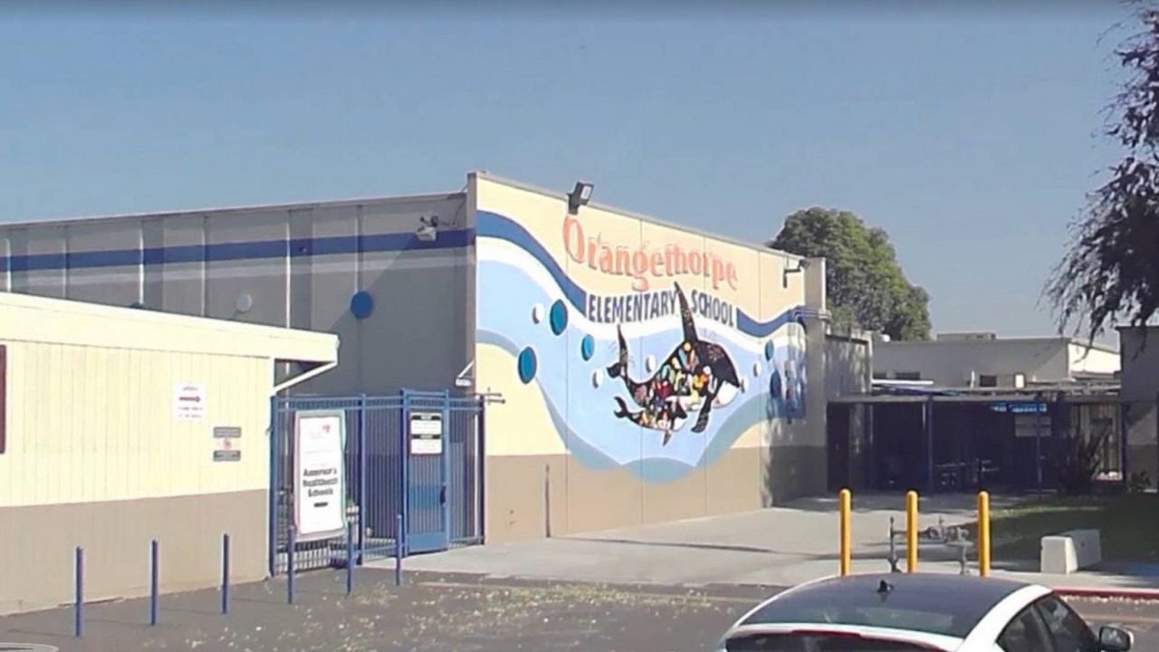 Orangethorpe Elementary School in Fullerton, Calif. (Courtesy Google Street View)