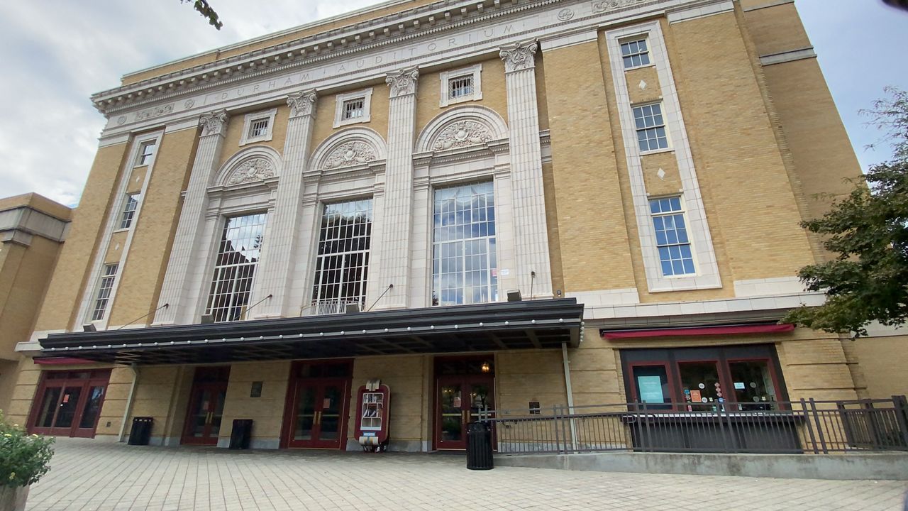 Carolina Theatre is located on Morgan Street in Durham.