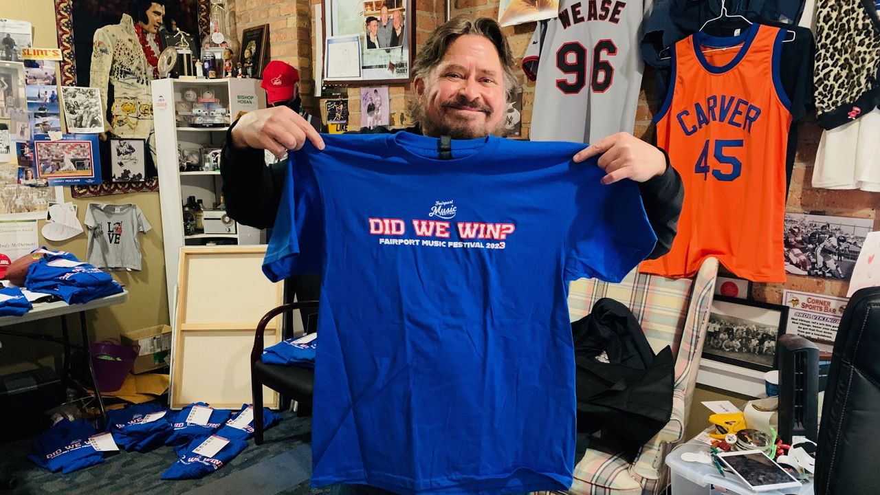 Fairport Music Fest t-shirt fundraiser inspired by Damar Hamlin