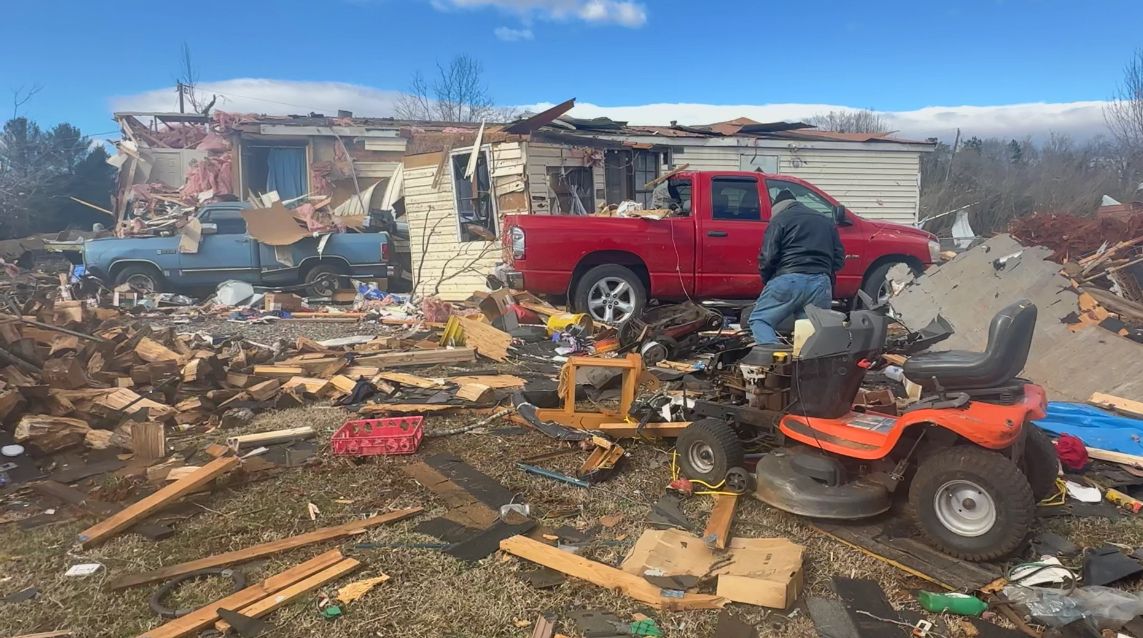 Families in shock after tornado damages their neighborhood