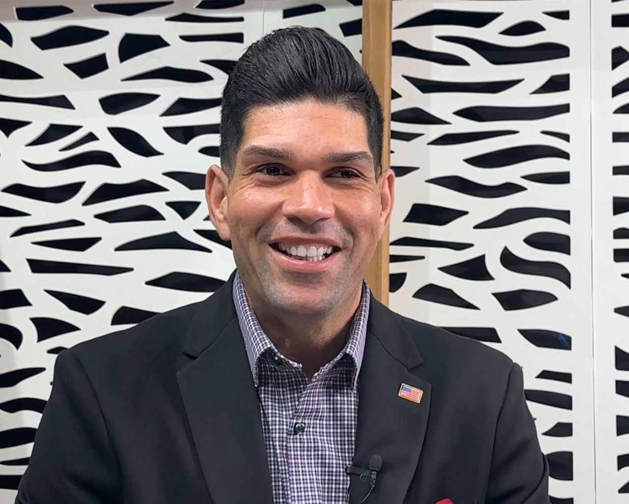 Church leader Christian De La Torre, who’s also with the Osceola County Republican Party. (Spectrum News)