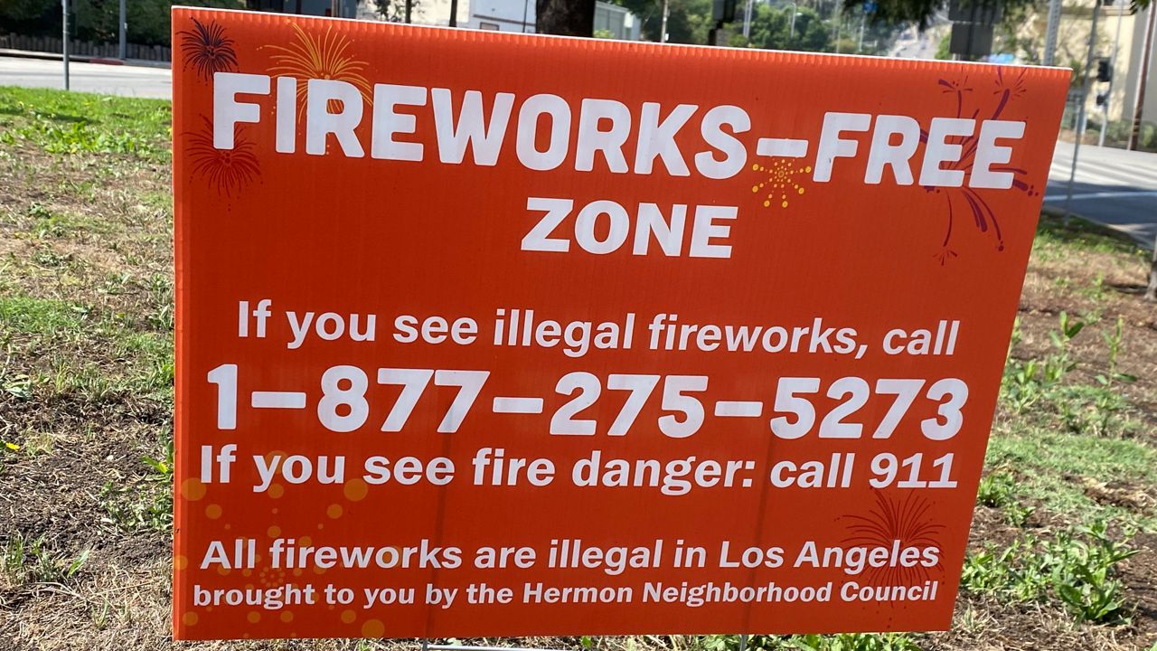 Illegal Fireworks LA How to Report Location Suspect