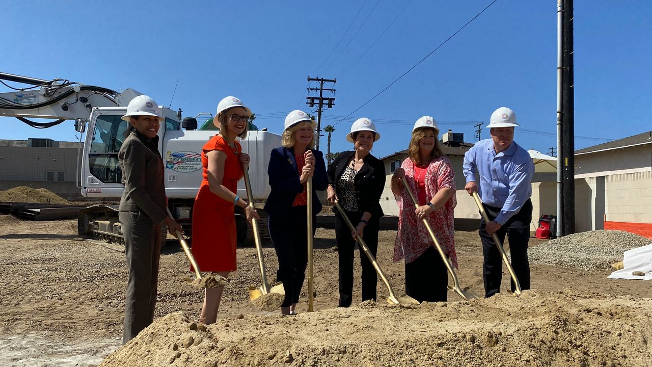 Local officials broke ground on one of many new affordable housing projects (Spectrum News/William D'Urso)